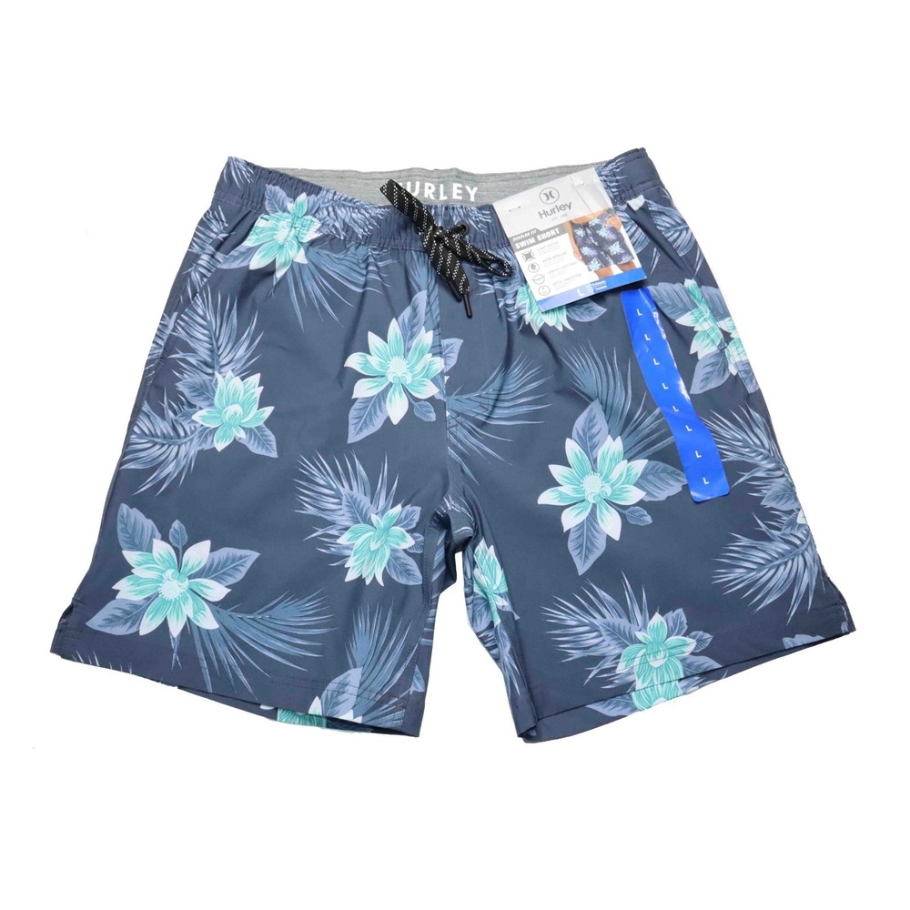 NEW Hurley Volley Lightweight Lined Swim Short Trunks Mens Size Large